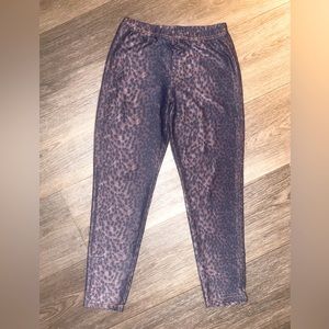 Leopard Print Jeggings With Pockets